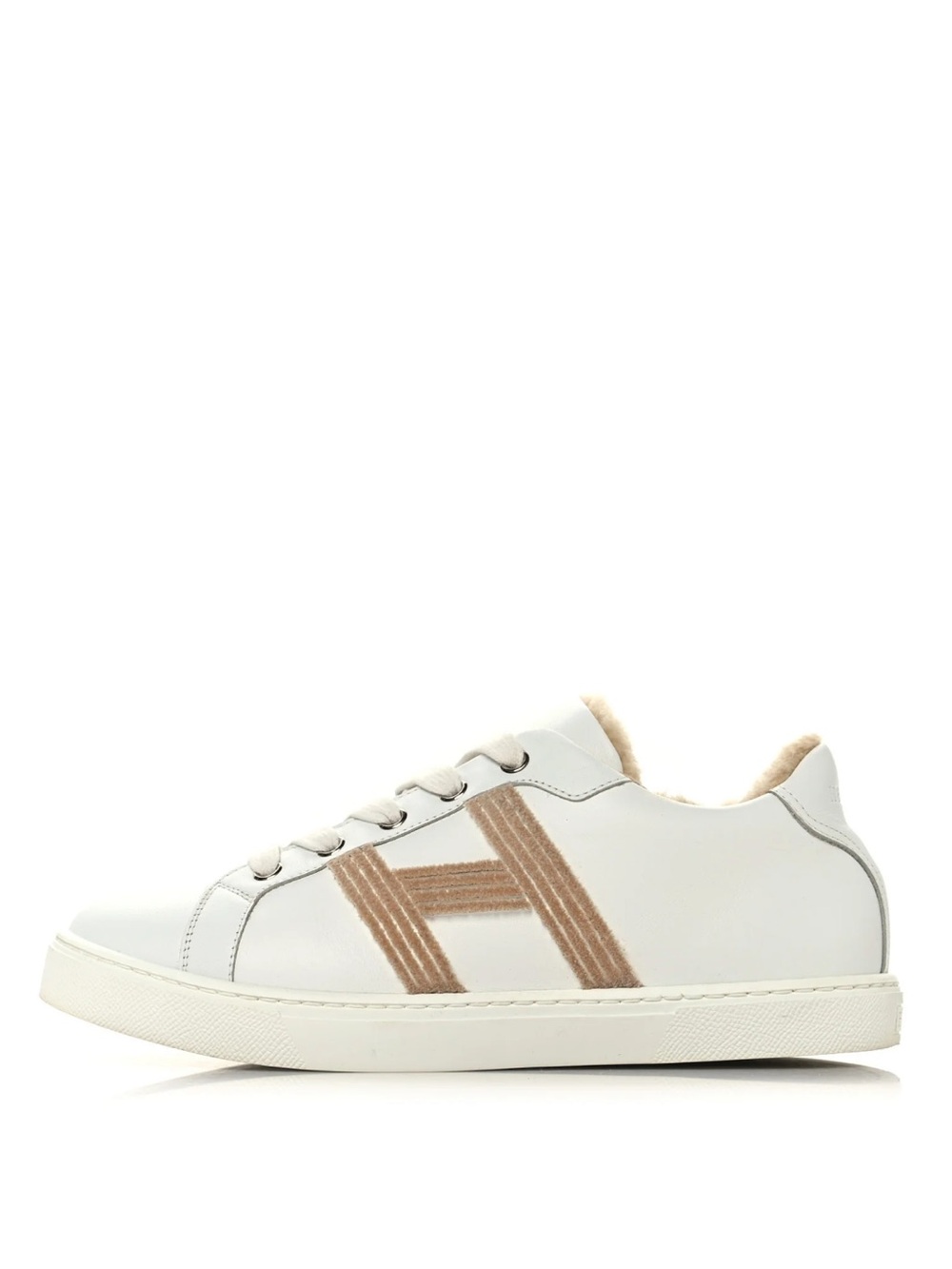 Hermes Shearling Avantage Sneakers in Size 38